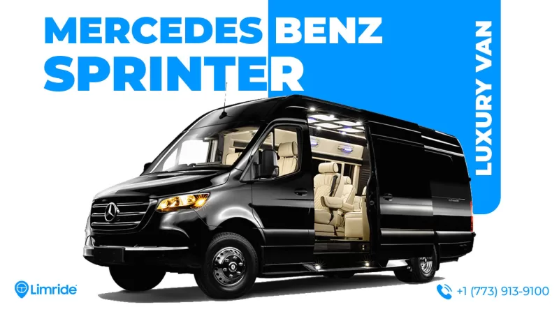 mercedes sprinter benz chicago limo transportation service black car